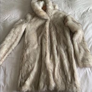 Faux fur coat